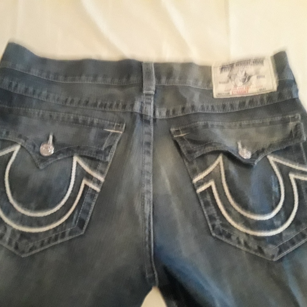 True Religion Blue Jeans  Originally $300